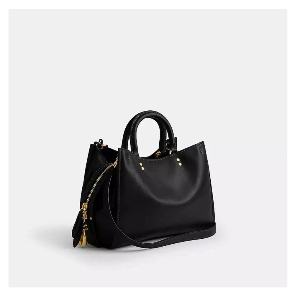 Coach Rogue Bag 31 Shoulder/Crossbody In Leather/Brass/Black CCX23 NWT - Picture 2 of 9